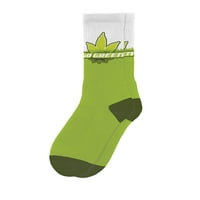 Глупави Чорапи Одат Зелени Чорапи-Смешни Новини За Возрасни Унизни Чорапи, Ткаена Уметност, Забавни Уникатни Модели И Дизајни