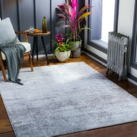 Уметнички ткајачи Wanderlust Апстрактна област килим, светло сива, 2 '3'